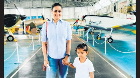 Gul Panag, who was last seen onscreen in Paatal Lok web series, recently had a fun day out with son Nihal, at some Delhi museums. (Photo: Gulpanag/Instagram)