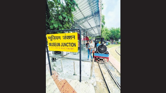 Gul Panag took a joy ride with her son Nihal, on her recent visit to the National Rail Museum in Delhi. (Photo: Gulpanag/Instagram) Gul Panag took a joy ride with her son Nihal, on her recent visit to the National Rail Museum in Delhi. (Photo: Gulpanag/Instagram)