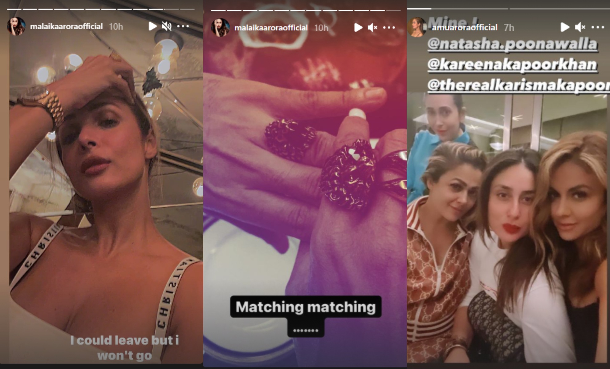 Kareena Kapoor, Malaika Arora, Karisma Kapoor and others party with Karan Johar and Shah Rukh Khan. Kareena Kapoor, Malaika Arora, Karisma Kapoor and others party with Karan Johar and Shah Rukh Khan.