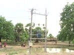 The village started receiving electricity after years. (ANI Twitter)