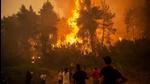 People observe a large forest fire. Some recent hot extreme events would have been extremely unlikely to occur without human influence on the climate system, the IPCC said. (AFP) People observe a large forest fire. Some recent hot extreme events would have been extremely unlikely to occur without human influence on the climate system, the IPCC said. (AFP)