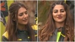 Divyanka Tripathi and Nikki Tamboli in Khatron Ke Khiladi 11. Divyanka Tripathi and Nikki Tamboli in Khatron Ke Khiladi 11.