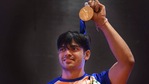 Neeraj Chopra with his Olympic Gold Medal(PTI) Neeraj Chopra with his Olympic Gold Medal(PTI)