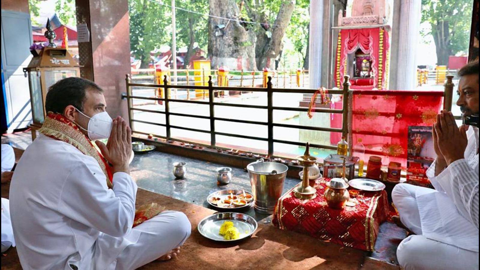 Rahul Gandhi Calls For Restoration Of J&K Statehood, BJP Says Political Appeasement In The Name Of Religion Rahul Gandhi Calls For Restoration Of J&K Statehood, BJP Says Political Appeasement In The Name Of Religion