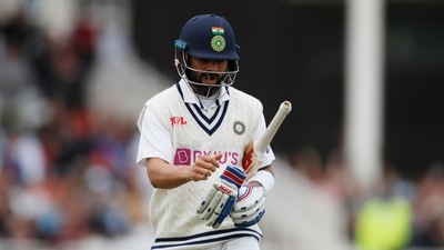 India's Virat Kohli looks dejected after being bowled by England's James Anderson (Action Images via Reuters)