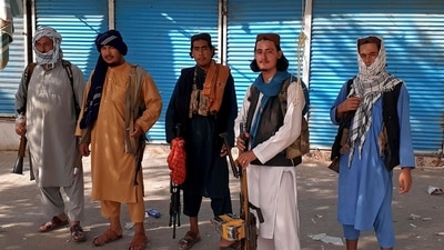 Taliban fighters stand guard in Kunduz city, northern Afghanistan. (AP) Taliban fighters stand guard in Kunduz city, northern Afghanistan. (AP)