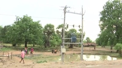 The village started receiving electricity after years. (ANI Twitter)