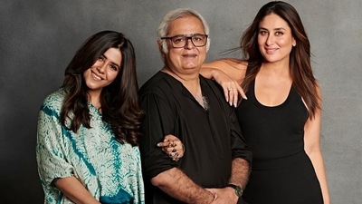 Kareena Kapoor to collaborate with Hansal Mehta and Ekta Kapoor for a new project. Kareena Kapoor to collaborate with Hansal Mehta and Ekta Kapoor for a new project.