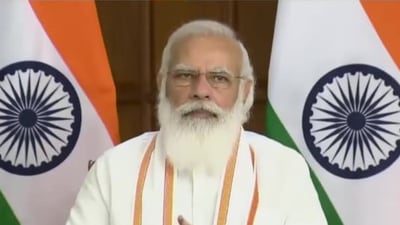 Prime Minister Narendra Modi at launch of Ujjwala 2.0. (ANI Photo)