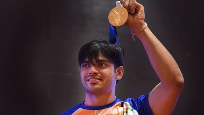 After Olympic gold, Neeraj Chopra eyes World Championships title next year (PTI) After Olympic gold, Neeraj Chopra eyes World Championships title next year (PTI)