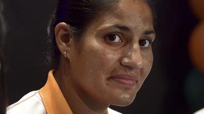 Indian women hockey team player Gurjit Kaur during an interaction with the media in New Delhi on Tuesday. (PTI) Indian women hockey team player Gurjit Kaur during an interaction with the media in New Delhi on Tuesday. (PTI)