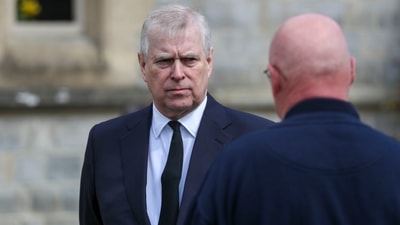 Prince Andrew, 61, is one of the most prominent people linked to Jeffrey Epstein, who Manhattan federal prosecutors charged in July 2019 with sexually exploiting dozens of girls and women. (Steve Parsons/Pool Photo via AP, File) (AP)