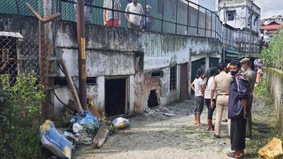 East Khasi Hills superintendent of police (SP) S Nongtnger confirmed that the blast was caused by an IED. (HT Photo) East Khasi Hills superintendent of police (SP) S Nongtnger confirmed that the blast was caused by an IED. (HT Photo)