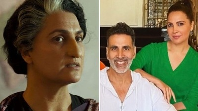 Akshay Kumar and Lara Dutta star together in BellBottom. Akshay Kumar and Lara Dutta star together in BellBottom.