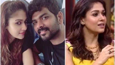 Nayanthara and Vignesh Shivn first met during the making of their film Naanum Rowdy Dhan. Nayanthara and Vignesh Shivn first met during the making of their film Naanum Rowdy Dhan.