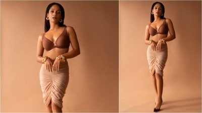 She captioned one of her posts, "Sheep don’t run with lion, snake don’t swing with Monkey - I Can’t talk for too long got too much gold to try on." (Instagram/@masabagupta)