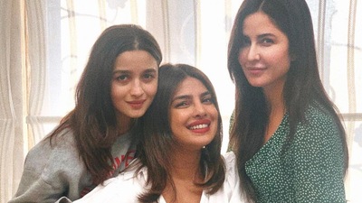 Alia Bhatt, Priyanka Chopra and Katrina Kaif shared pictures on Instagram. Alia Bhatt, Priyanka Chopra and Katrina Kaif shared pictures on Instagram.