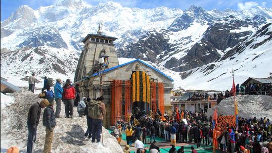 The protesting priests in Uttarakhand will also oppose all local leaders who favour the Char Dham Devasthanam Board. (HT FILE PHOTO -) The protesting priests in Uttarakhand will also oppose all local leaders who favour the Char Dham Devasthanam Board. (HT FILE PHOTO -)