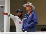 India head coach Ravi Shastri and Ravindra Jadeja