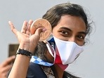 PV Sindhu with her Bronze Medal