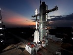 Isro commenced the countdown for the launch of the GSLV-F10/EOS-03 mission today. (Photo via @isro on Twitter) Isro commenced the countdown for the launch of the GSLV-F10/EOS-03 mission today. (Photo via @isro on Twitter)
