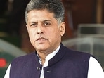 Congress leader Manish Tewari jocularly told his followers that his weight in his Youth Congress days was a “street fighter prerequisite”.(Sonu Mehta/ HT archive) Congress leader Manish Tewari jocularly told his followers that his weight in his Youth Congress days was a “street fighter prerequisite”.(Sonu Mehta/ HT archive)