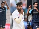 From left: R Ashwin, Mohammed Siraj and Ishant Sharma. (Getty Images) From left: R Ashwin, Mohammed Siraj and Ishant Sharma. (Getty Images)
