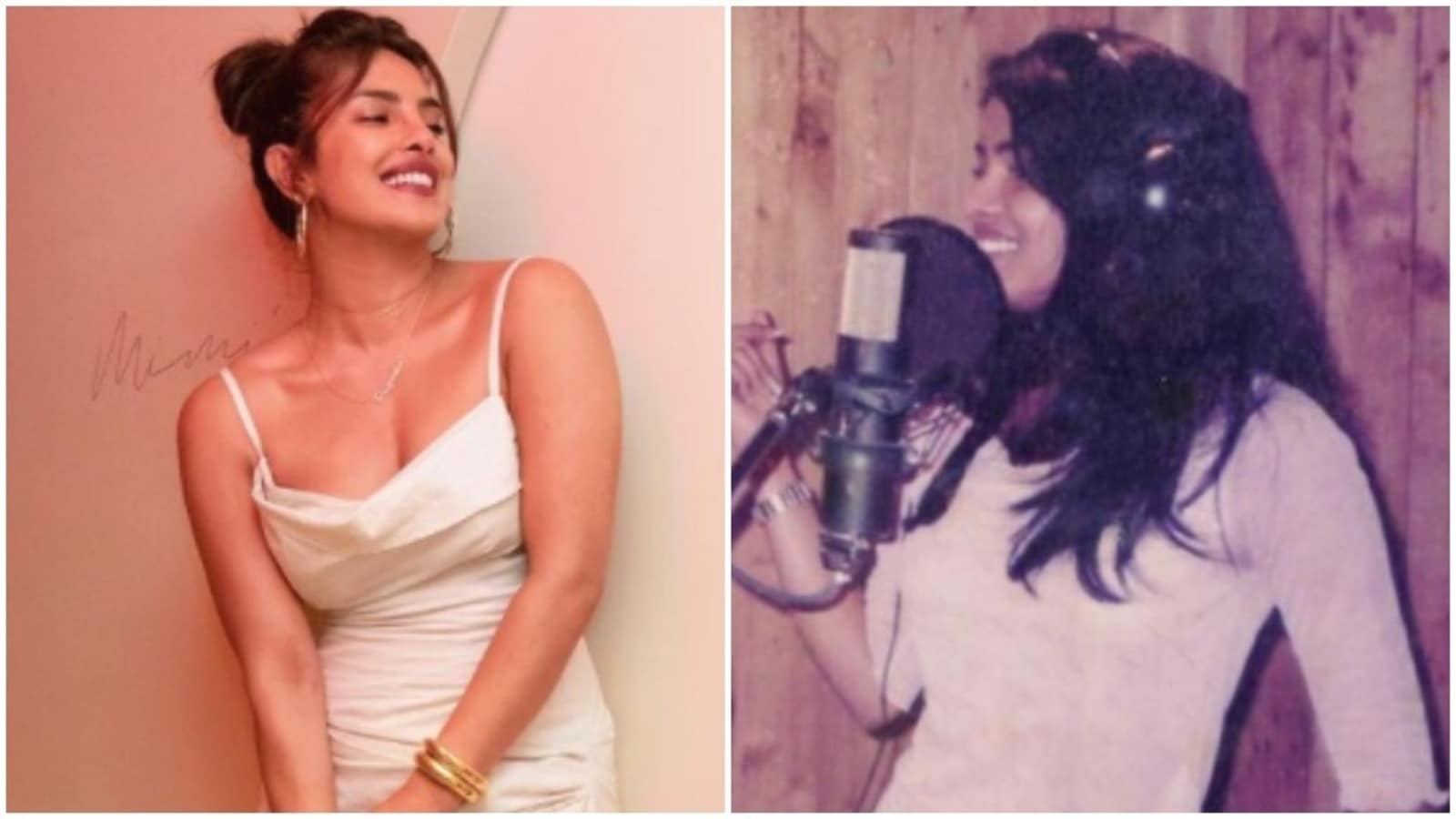 See rare pic of Priyanka Chopra's first-ever recording session as singer from 'before two decades'