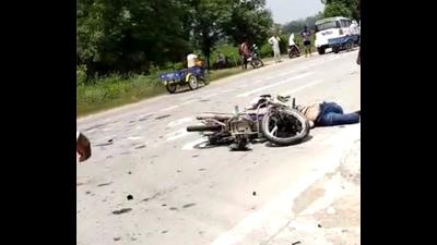 3 of a family die as pick-up hits motorcycle in Sangrur