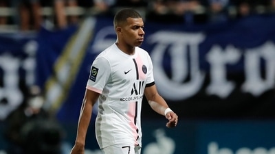 Paris St Germain's Kylian Mbappe (REUTERS)