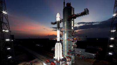 The EOS-3 satellite, also known as GISAT-1 as per previous nomenclature, is one of the two paired satellites, the other being GISAT-2 or EOS-5, that will be able to provide images of the Indian landmass every 30 minutes with a spatial resolution of 50 metres. (TWITTER/ISRO) The EOS-3 satellite, also known as GISAT-1 as per previous nomenclature, is one of the two paired satellites, the other being GISAT-2 or EOS-5, that will be able to provide images of the Indian landmass every 30 minutes with a spatial resolution of 50 metres. (TWITTER/ISRO)