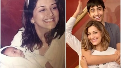 Sonali Bendre wished her son Ranveer Behl on his birthday by posting a bunch of pictures on Instagram. Sonali Bendre wished her son Ranveer Behl on his birthday by posting a bunch of pictures on Instagram.
