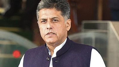 Congress leader Manish Tewari jocularly told his followers that his weight in his Youth Congress days was a “street fighter prerequisite”. (Sonu Mehta/ HT archive) Congress leader Manish Tewari jocularly told his followers that his weight in his Youth Congress days was a “street fighter prerequisite”. (Sonu Mehta/ HT archive)