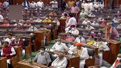 A view of the Lok Sabha during the Monsoon Session of Parliament, in New Delhi,. (PTI) A view of the Lok Sabha during the Monsoon Session of Parliament, in New Delhi,. (PTI)
