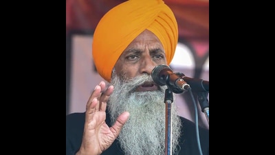 Farm leader Gurnam Singh Charuni said media reports about him joining a political front formed by the industrialists of Punjab are baseless. (HT Photo)