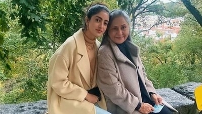 Navya Naveli Nanda with her 'nani' Jaya Bachchan. Navya Naveli Nanda with her 'nani' Jaya Bachchan.