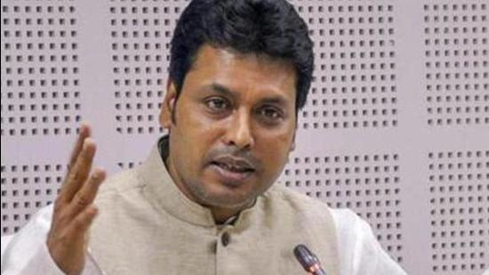 Tripura chief minister Biplab Kumar Deb. (File photo)