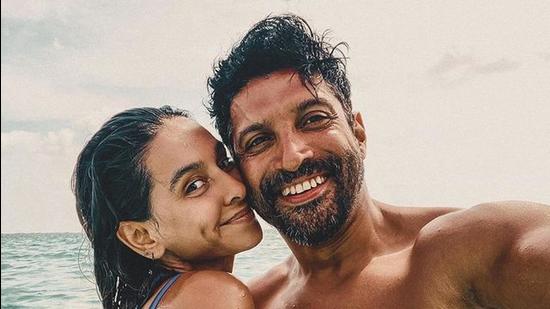 Mostly, Shibani Dandekar let her photos do most of the talking, when it comes to her relationship with actor-director Farhan Akhtar.