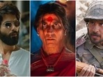 Stills from Kabir Singh, Laxmii, and Shershaah. Stills from Kabir Singh, Laxmii, and Shershaah.