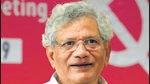 Communist Party of India (Marxist) General Secretary Sitaram Yechury was bitterly critical of the Bengal unit’s failure at the closed-door meeting on Thursday. (HT PHOTO.) Communist Party of India (Marxist) General Secretary Sitaram Yechury was bitterly critical of the Bengal unit’s failure at the closed-door meeting on Thursday. (HT PHOTO.)