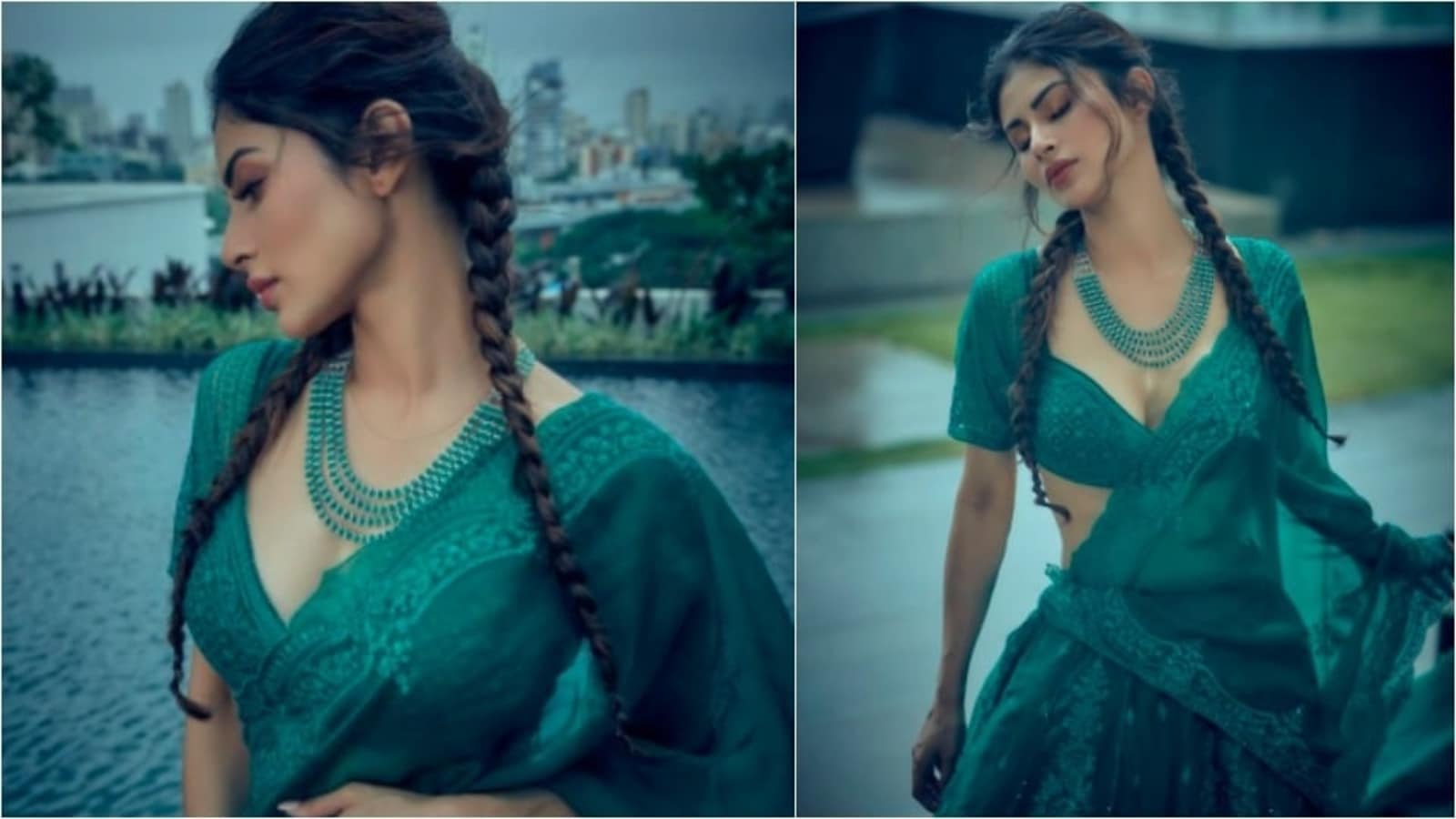 Photos: Mouni Roy redefines elegance with this emerald green