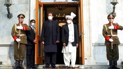 As the Taliban swiftly capture territory in Afghanistan, many Afghans blame Pakistan for the insurgents’ success. (AP)