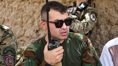 Afghan general Sami Sadat has 12,400 followers on Twitter and they include government officials to journalists. (AFP Photo) Afghan general Sami Sadat has 12,400 followers on Twitter and they include government officials to journalists. (AFP Photo)
