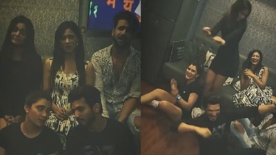 Shweta Tiwari, Aastha Gill, Vishal Aditya Singh, Sana Makbul and Arjun Bijlani perform to Bachpan Ka Pyaar. Shweta Tiwari, Aastha Gill, Vishal Aditya Singh, Sana Makbul and Arjun Bijlani perform to Bachpan Ka Pyaar.