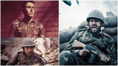 Sidharth Malhotra plays Captain Vikram Batra in Shershaah. Sidharth Malhotra plays Captain Vikram Batra in Shershaah.