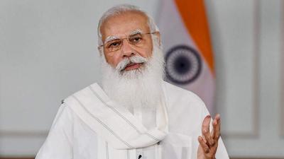 Prime Minister Narendra Modi disbursed a capitalisation fund of  ₹ 1,625 crore to more than four lakh self-help groups of the country through online transfer. (FILE PHOTO)