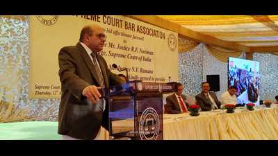 Justice Rohinton F Nariman retires (HT photo) Justice Rohinton F Nariman retires (HT photo)