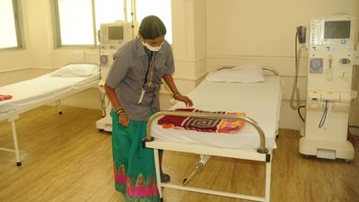 The project is part of Prime Minister’s National Dialysis Programme which was initiated in 2016, however, in J&K, it started two years later. (HT PHOTO)