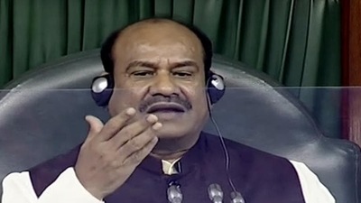 Lok Sabha Speaker Om Birla. (File photo) Lok Sabha Speaker Om Birla. (File photo)