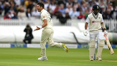 Cheteshwar Pujara's torrid time continued as he edged Anderson to slips to give the England pacer his second wicket. (Getty) Cheteshwar Pujara's torrid time continued as he edged Anderson to slips to give the England pacer his second wicket. (Getty)